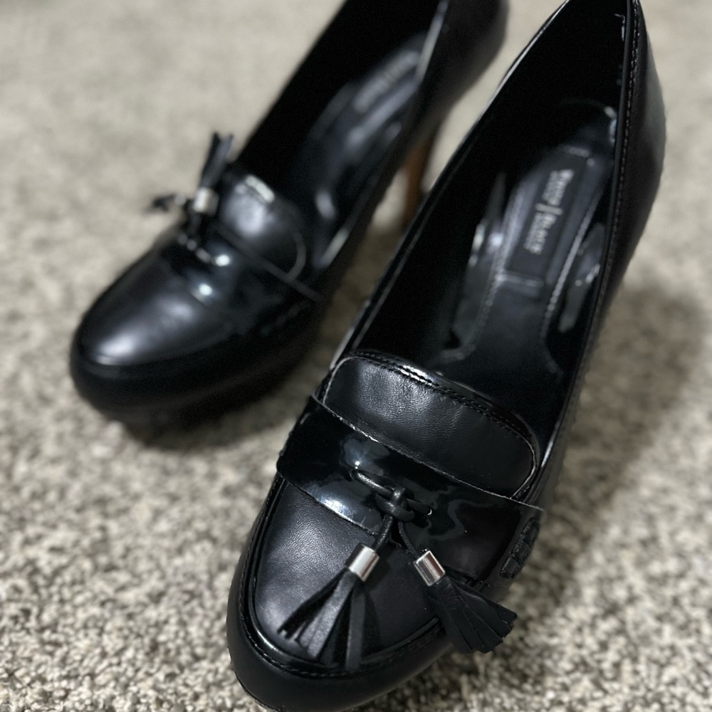 Black high heels